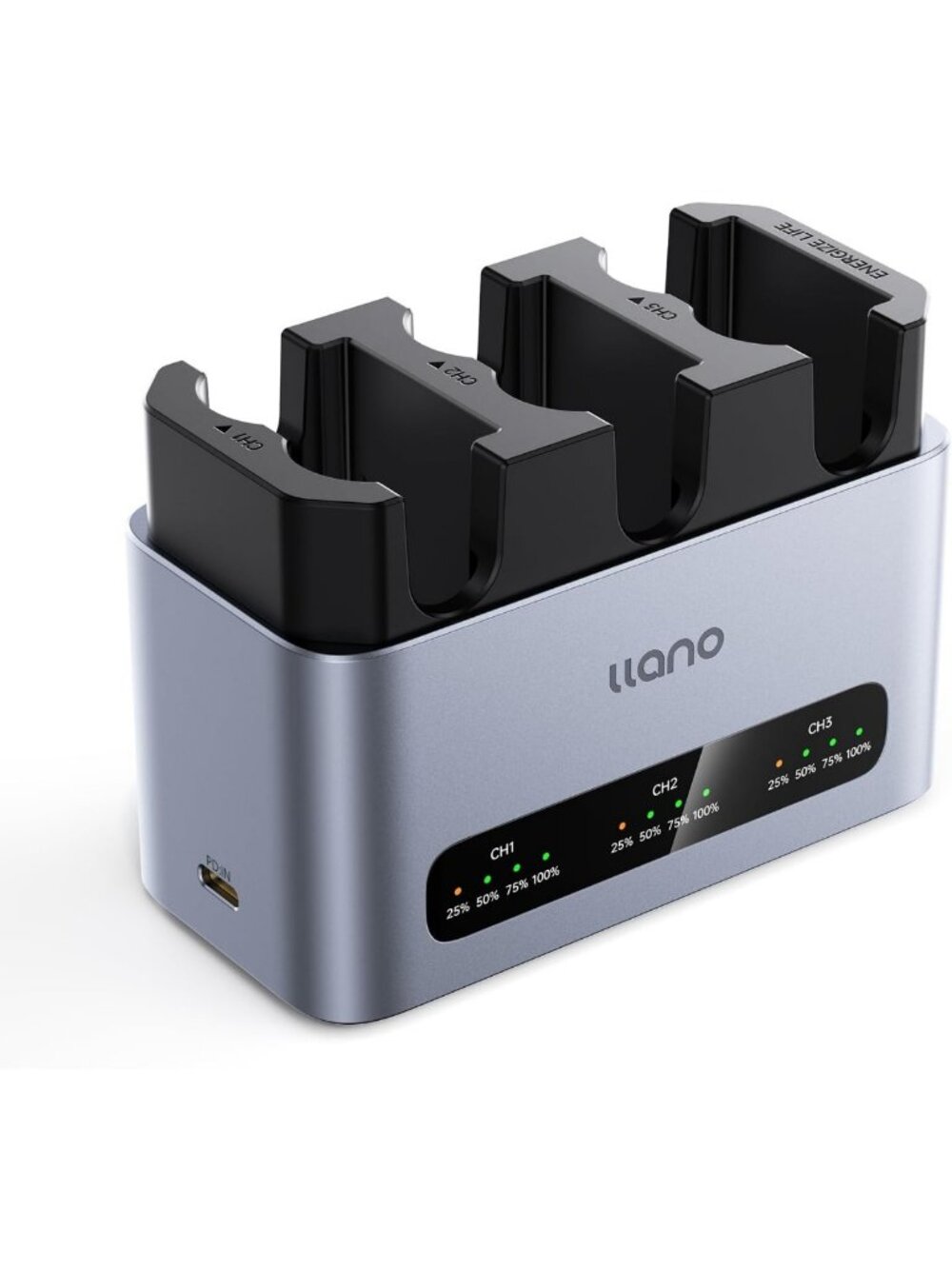 llano 30W NP-W235 Battery Charger for Fujifilm XT5, XT4, VG-XT4, XS20, GFX50S
